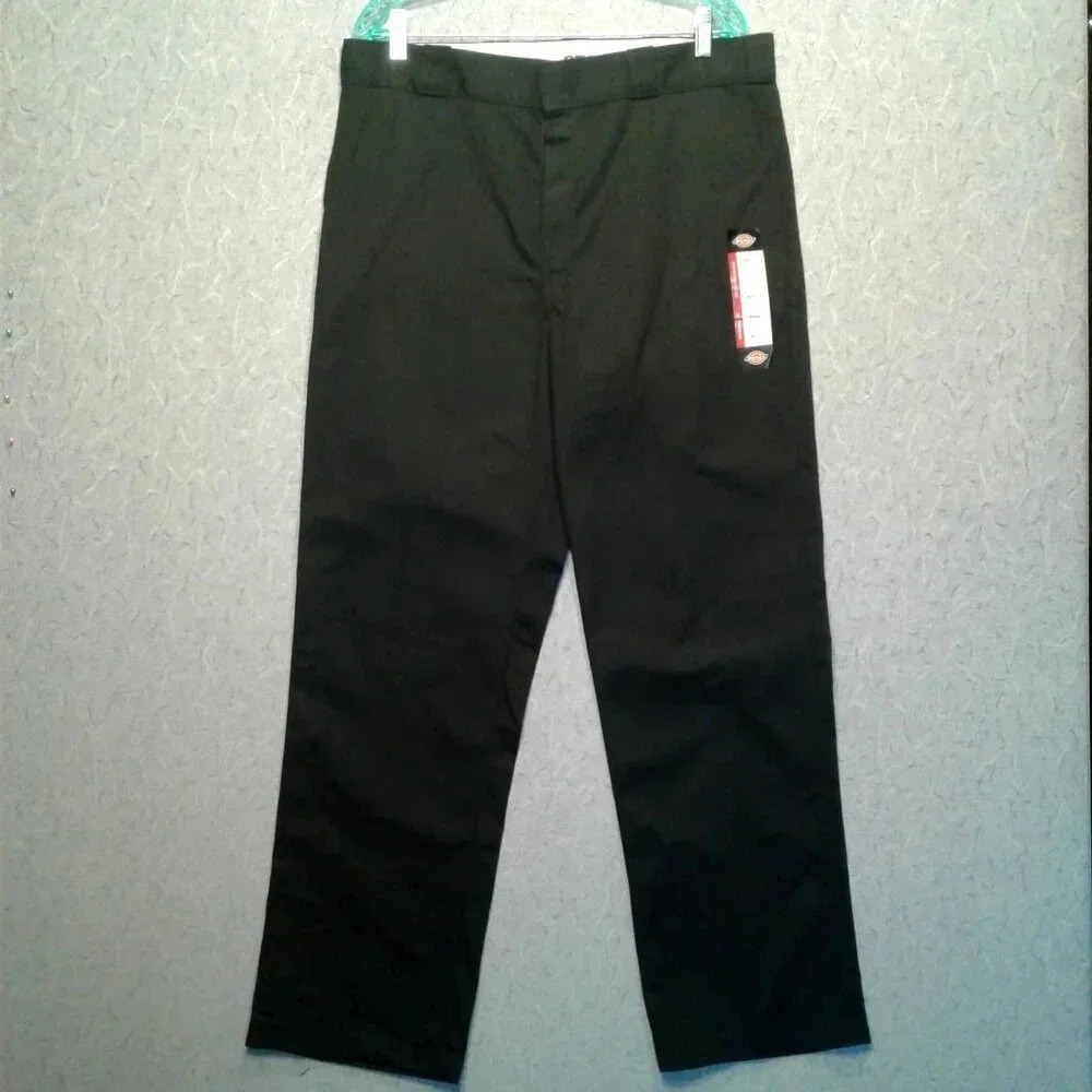 Men's NWT Dickies 864 Original Fit Black  Denim Work Pants Size 36x32